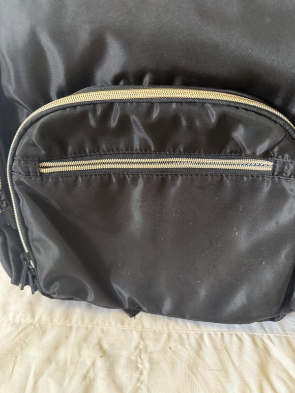 Kenneth Cole REACTION Nylon Backpack, Black Shoulder Bag gallery