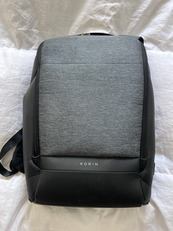 Korin Design ClickPack Pro-Anti-theft black BackPack Laptop Bag w/ USB charging