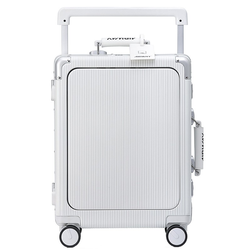 AIRWAY Aluminium Carry On Suitcase Hard Shell Metal Luggage Travel Case 40L gallery