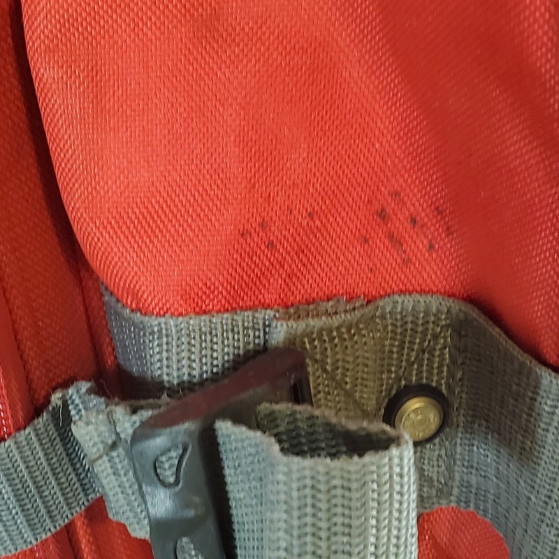 High Sierra RED Rolling Duffel Backpack Wheeled Carry On Travel Luggage Bag READ gallery