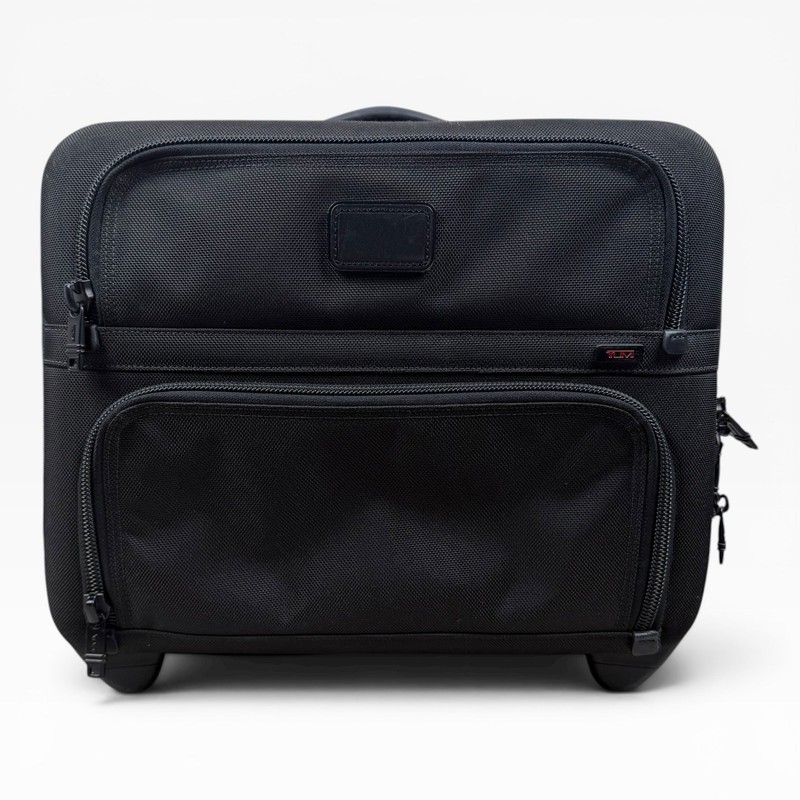 TUMI Alpha Compact Wheeled Expandable Business Carry On Laptop Bag 26124DH