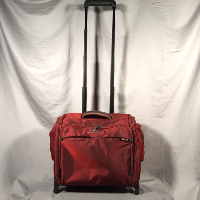 Briggs and Riley Rolling Cabin Tote Travel TUC115-12 Luggage 15″ RED Carry On