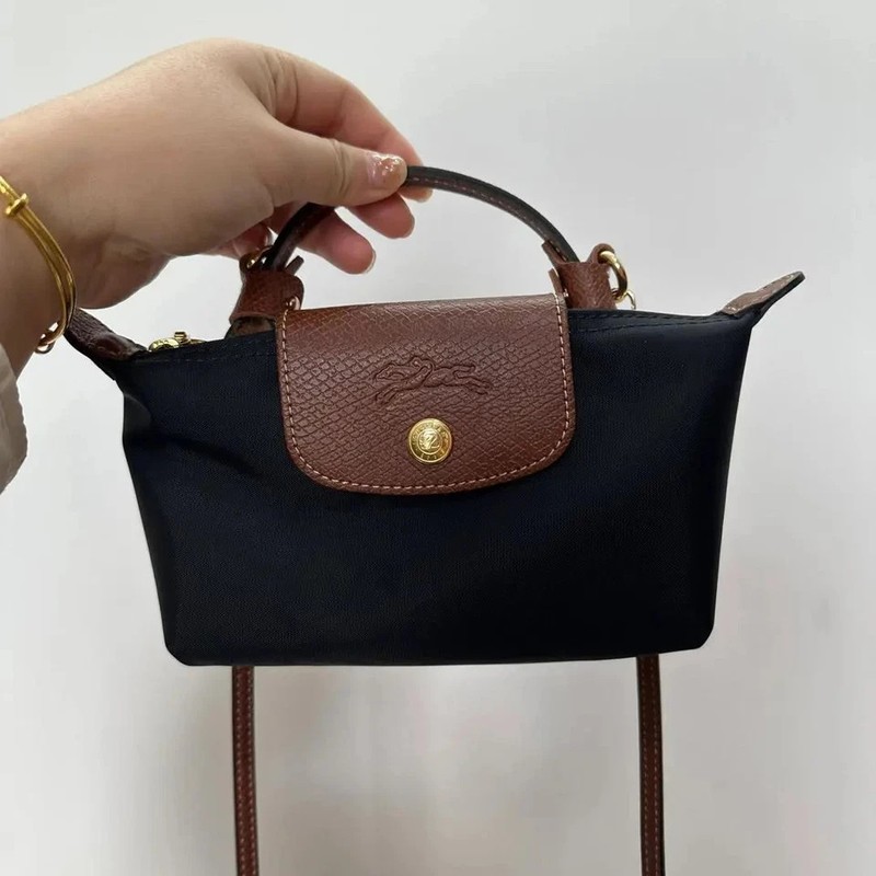 Longchamp Le Pliage XS Mini Tote Shoulder Bag Handbag Crossbody Top Handle Bag gallery