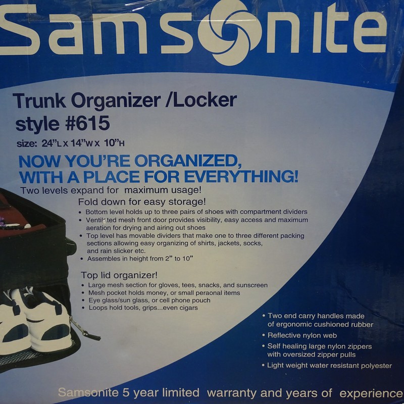 Samsonite Golf Trunk Organizer/Locker Samsonite Travel Bag Style #615 gallery