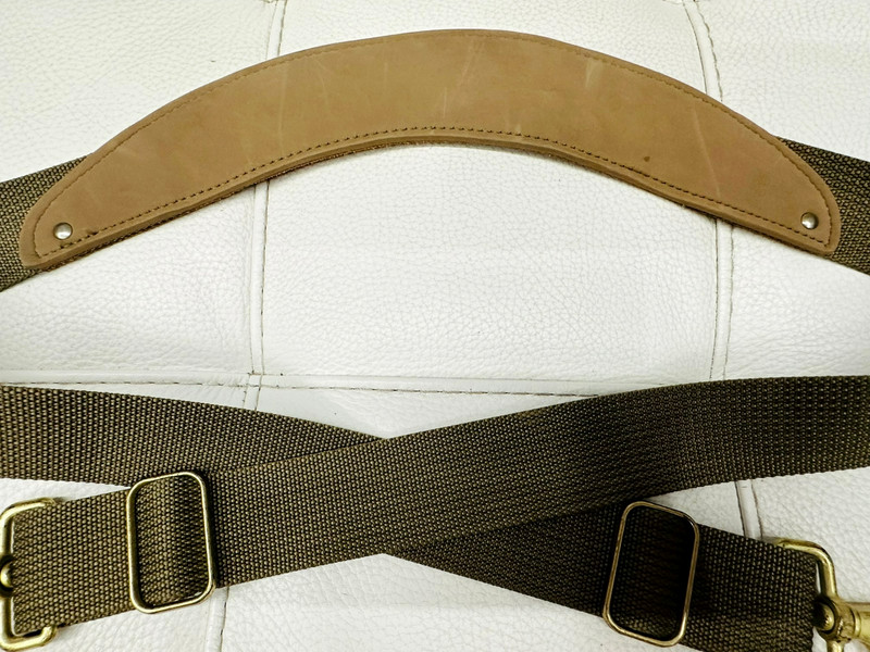 Hartmann Shoulder Leather Replacement STRAP BELT ONLY for Travel Luggage/Bag 53" gallery
