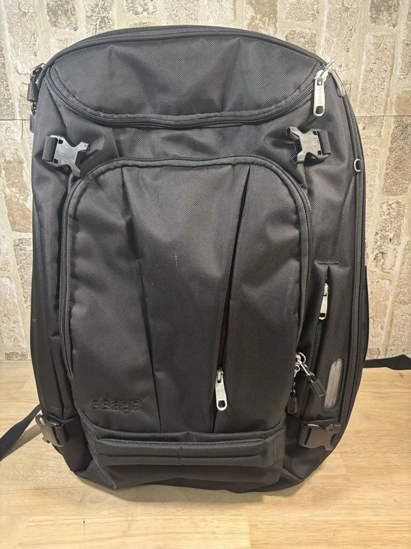 ⭐️eBags TLS Mother Lode Weekender Convertible Backpack Black⭐️GREAT Cond.⭐️