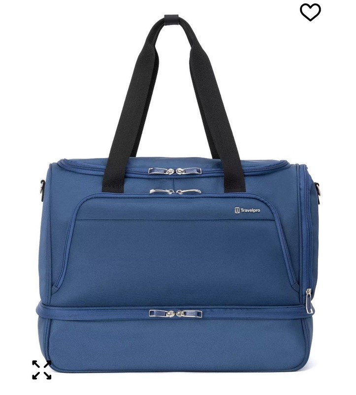 Travelpro WalkAbout 7 Drop Bottom Duffel Color: Sapphire Blue
