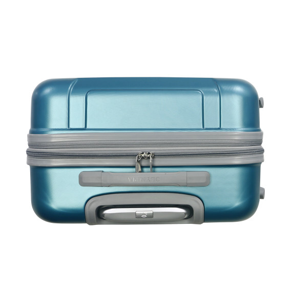 Olympia USA Denmark Plus Expandable Hardcase Mid-Size Suitcase (Teal, 26") gallery