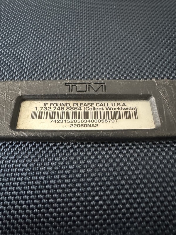 Tumi 22060 Alpha 2 International 4-Wheeled Spinner Carry-on Suitcase Gray/Blue gallery