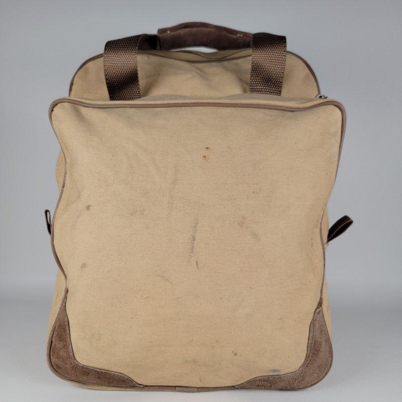 Athalon Convertible Travel Backpack Duffel Bag Tan Brown Luggage Heavy Duty