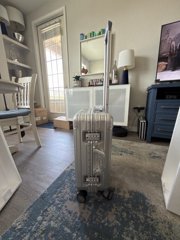 All Aluminium alloy 20in Hard Shell Carry-on, 360 Spinner, Silver, TSA Lock gallery