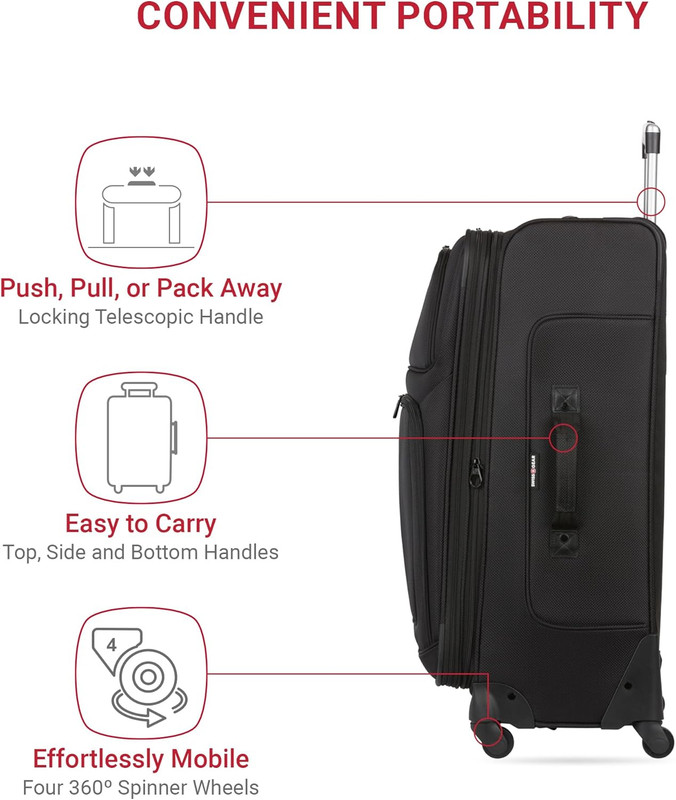 Sion 3-Piece Set, Softside Expandable Luggage – 21 Inch Carry-On & 25 & 29 Inch gallery