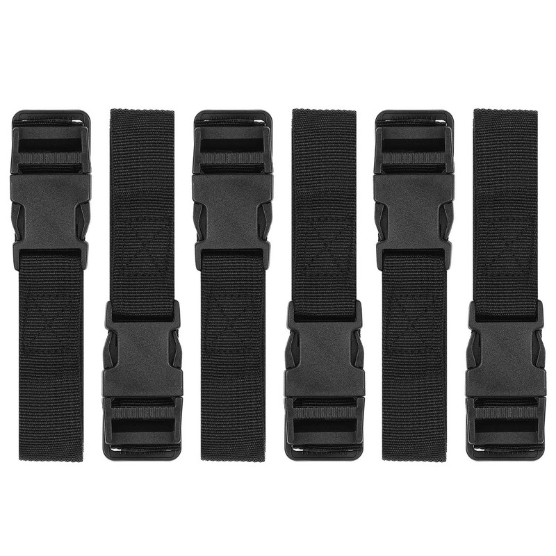 6 Pack Luggage Nylon Straps with Quick Release Buckle Utility Straps for Trav…