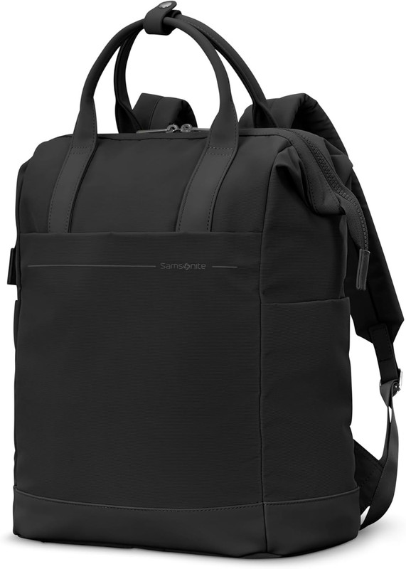 NEW Samsonite Better than Basic Backpack, Convertible – Black (16″ x 13″ x 6″)