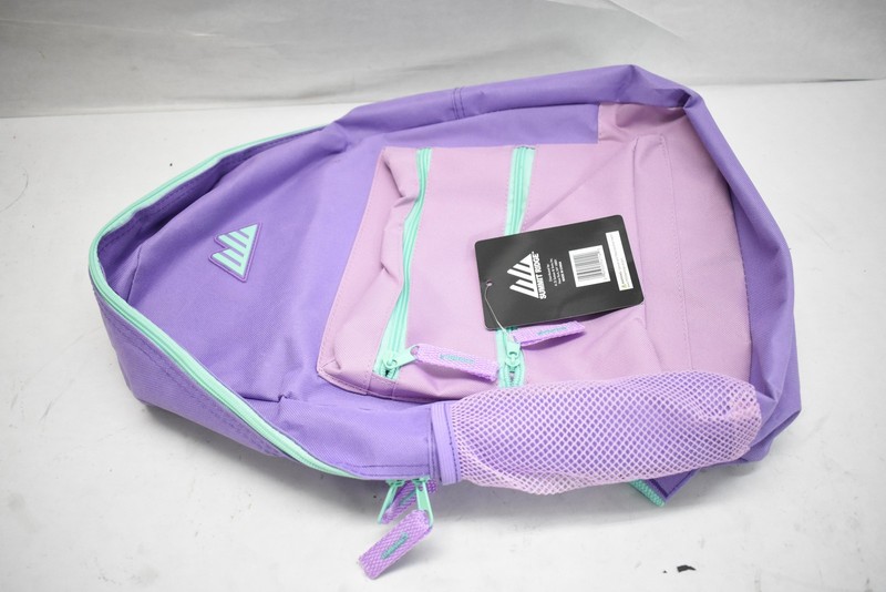Summit Ridge Backpack Purple Pink Mint Kids School Bookbag 100% Polyester NEW gallery