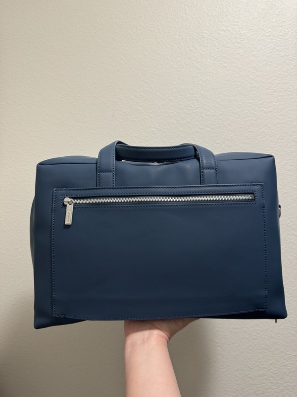 Away Blue Solid Weekender, Adjustable Strap, Dust Bag gallery