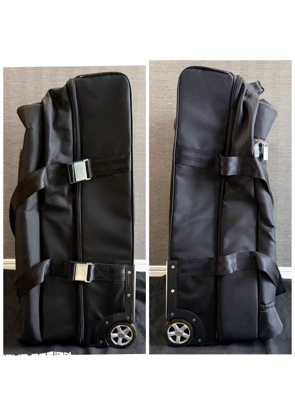 Porsche Design Large Rolling Suitcase 80L 2-Wheel Travel Carry Case Black gallery