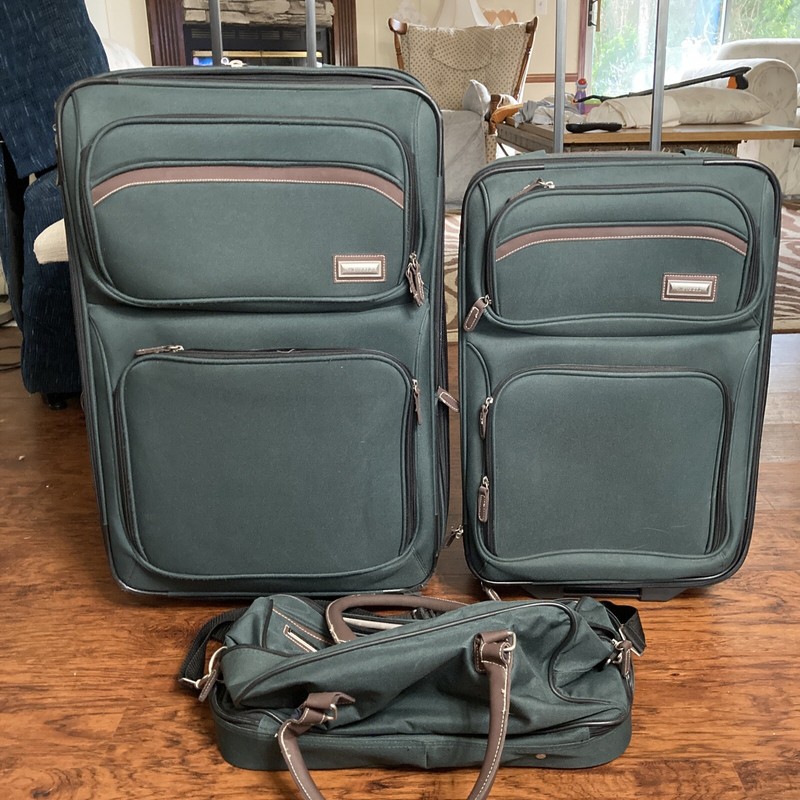 3 piece protocol luggage set, large case 25.5 x5.5 x8.5 medium case 21x14x6 inch gallery