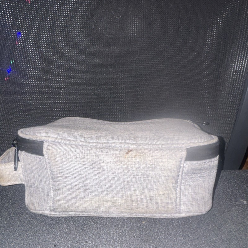 Canvas Accessory Bag with Combination Lock & Zippered Closure smell proof gallery