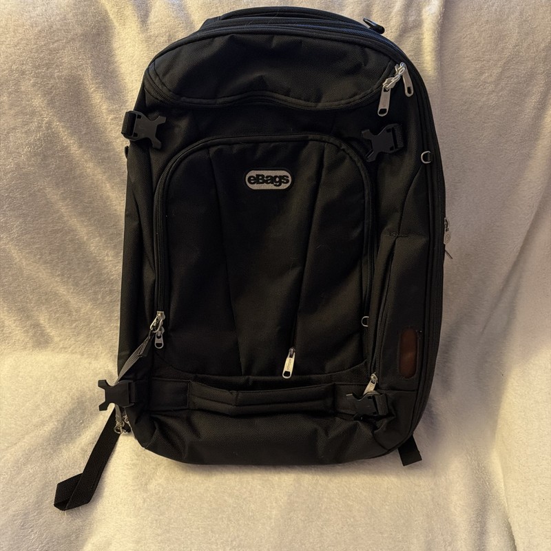eBags TLS Mother Lode Weekender Convertible Backpack EB2146-19 Black