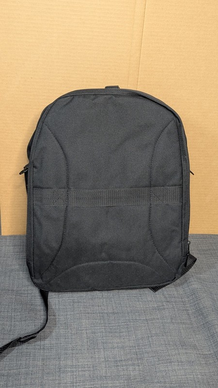 Mr. Peanut Backpack Black Backpack With TSA Approved Laptop Pouch NWT gallery
