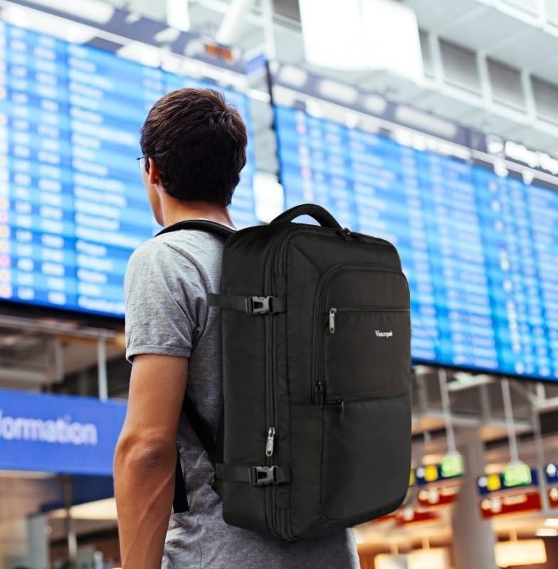 Carry On Backpack, 40L Expandable Extra Large Travel Backpack, Flight Approve... gallery