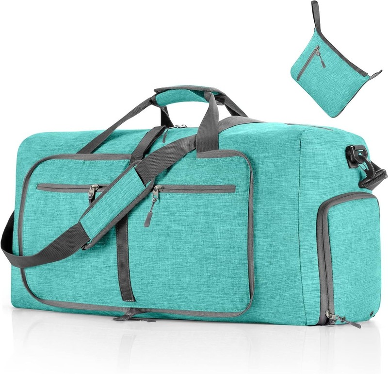Compact 65L Overnight Duffle - Lightweight & Foldable with Multiple Compartments gallery