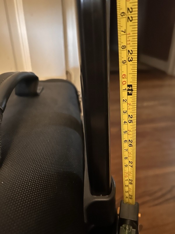 Samsonite Computer Travel Bag Wheels Adjustable Handle Black Excellent Condit gallery