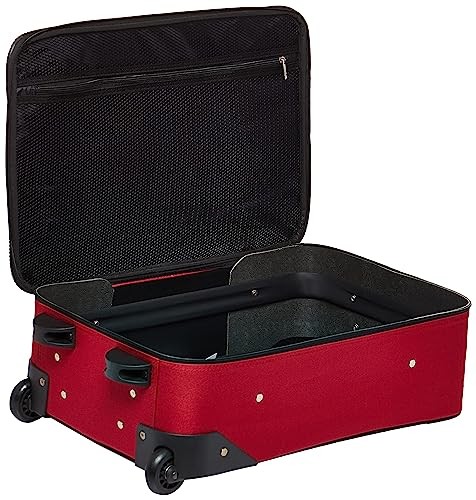 AMERICAN TOURISTER FIELDBROOK XLT SOFTSIDE LUGGAGE 3-PIECE SET - RED/BLACK gallery