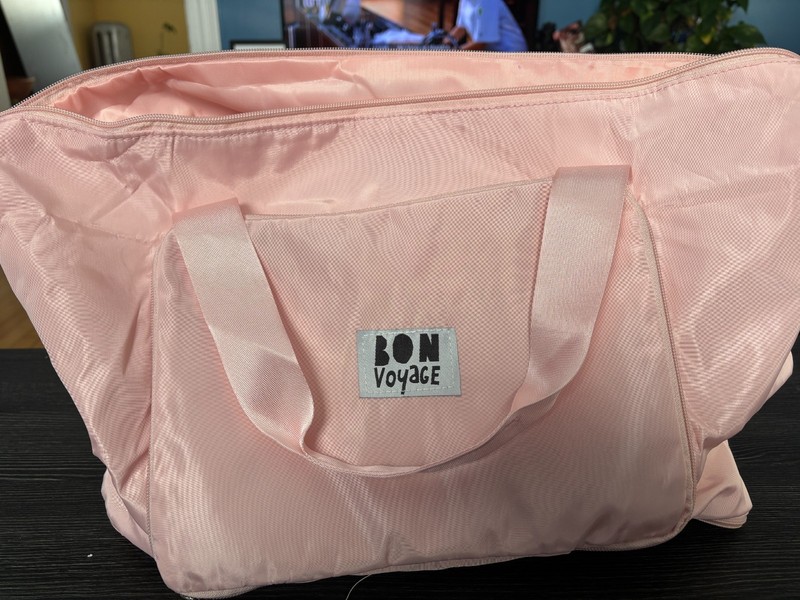 Bon Voyage Weekender or Carry on Foldable Bag and Makeup Bag