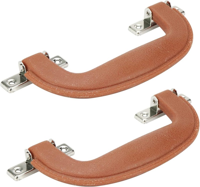 Versatile Retro Brownish Red Pull Handles for Suitcase & Musical Boxes, 2Pk gallery