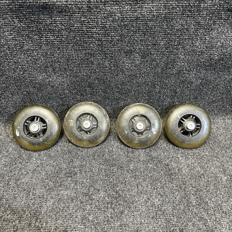 4 Replacement Wheels For Zuca Rolling Wheeled Storage Bag Luggage – 2/4 Flashing