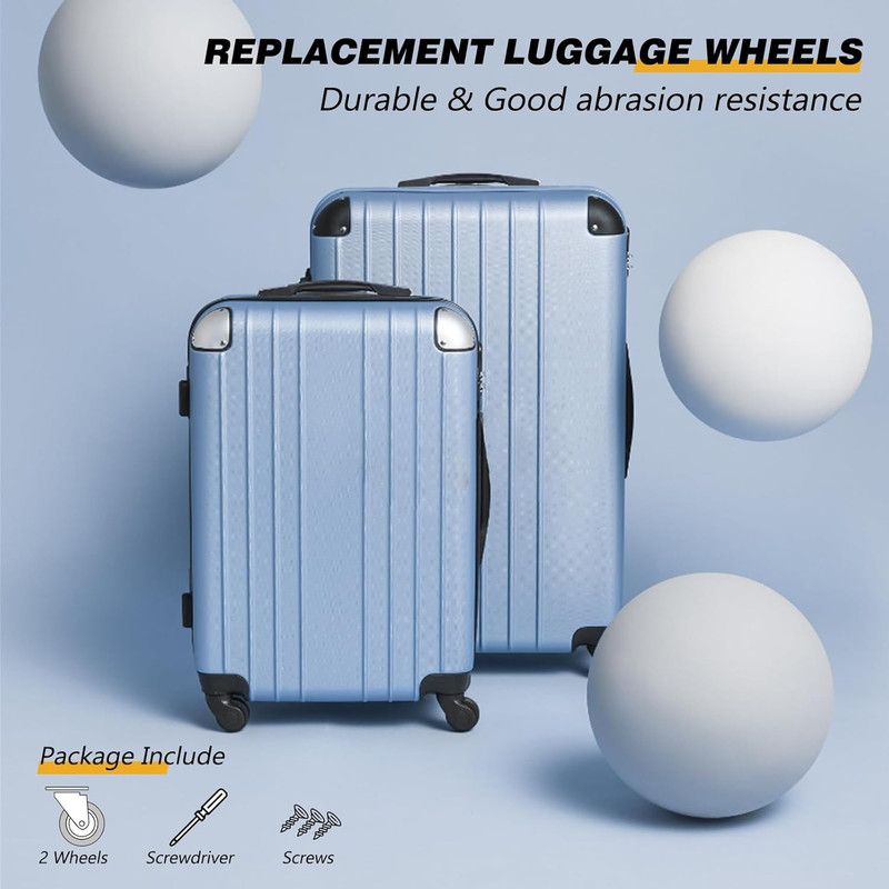 Luggage Wheels Replacement for Suitcase, Replacement Luggage Wheel Repair Sui... gallery