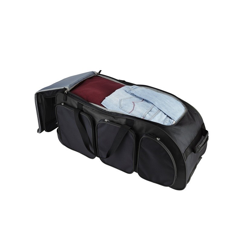 Adventure 30 Inch Rolling Duffel Bag Telescopic Handle 7 Pockets Travel Luggage gallery
