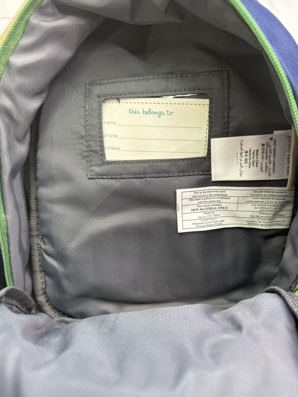 Personalized Pottery Barn Kids Mini Backpack “Ryan” Personalize Sailboat toddler gallery