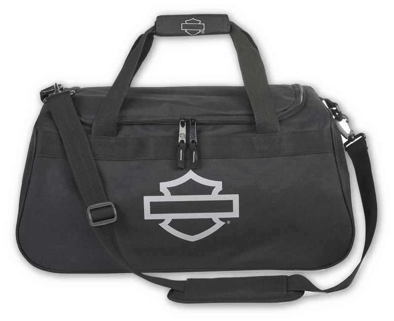 Harley-Davidson Bar & Shield Logo Zipper Rugged Graphic Duffel Bag - Black gallery