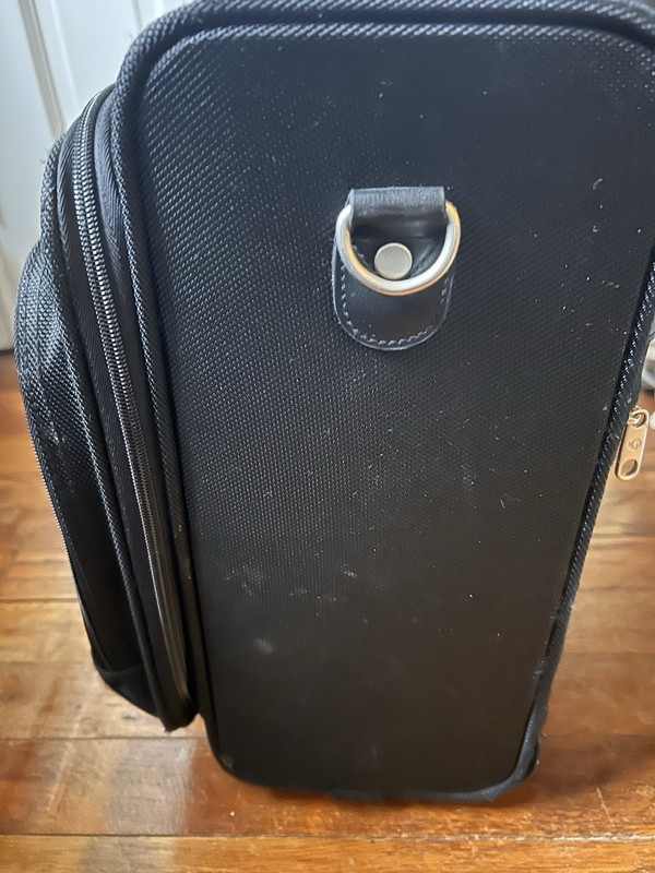Samsonite Computer Travel Bag Wheels Adjustable Handle Black Excellent Condit gallery