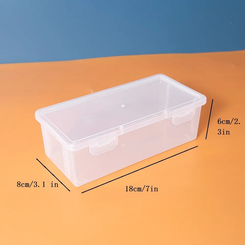 1pc Translucent PencCase Large Capacity Lightweight Convenient for School gallery