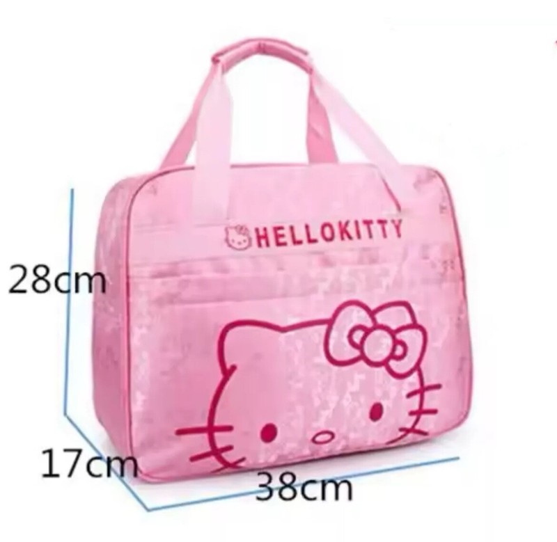 ✨🎀Hello Kitty Pink Travel Carry-On Duffle Kawaii Overnight Bag- 2 SIZES