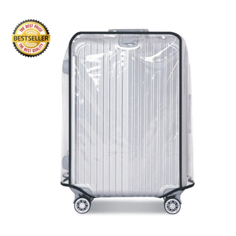Waterproof Transparent Protective Suitcase Cover for all Suitcase Size 20"~30" gallery