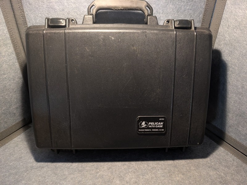 Pelican 1470 Hard Shell Protective Case Waterproof With Foam – No Keys/strap