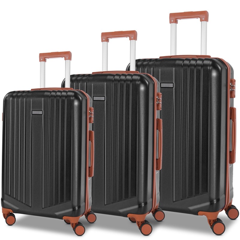 Luggage Sets 3-Piece Expandable Hard Shell Suitcase w/ Spinner Wheels TSA Lock gallery