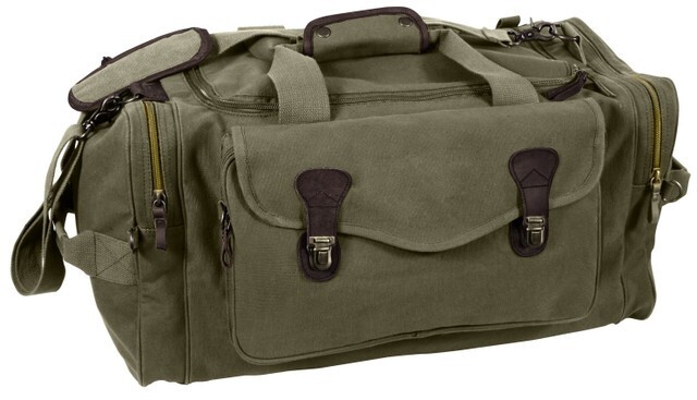 Rothco Canvas Long Weekend Bag – Olive Drab