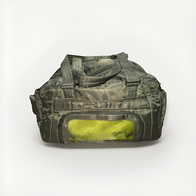 Lug Propeller Quilted Duffel Bag w/Strap Green Travel Gym Overnight Carry-on gallery