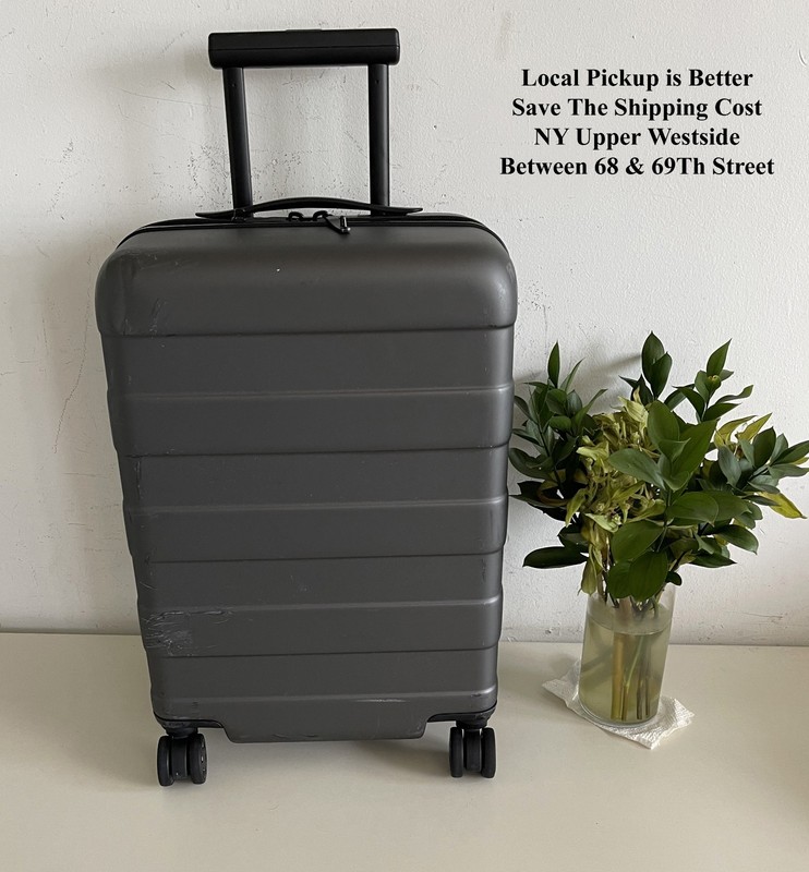 Japan MUJI Adjustable Handle Hard Shell Carry-On Urethane Resin Suitcase Luggage