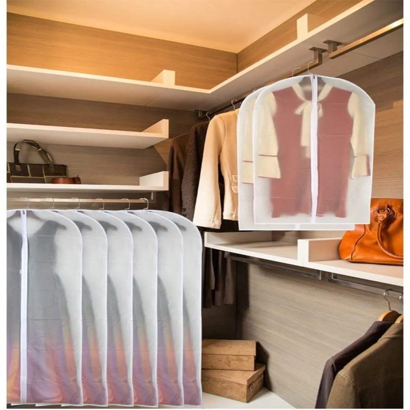 Garment Bag, Foldable Breathable (White) gallery
