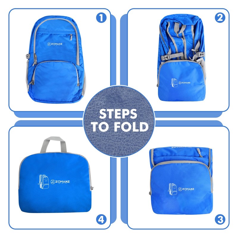 ZOMAKE Lightweight Packable Backpack 30L, Foldable Hiking Backpacks Water... gallery