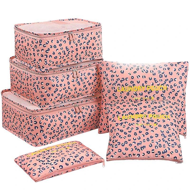 Large 6-Piece Travel Storage Bag Set – Organizer for Business & Trip Use