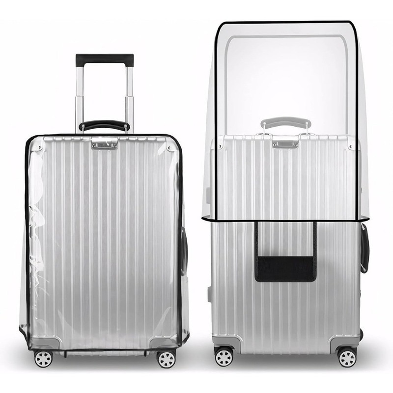 Clear PVC Suitcase Cover Protectors 20/24/26/28/30 Inch Suitcase Baggage Covers