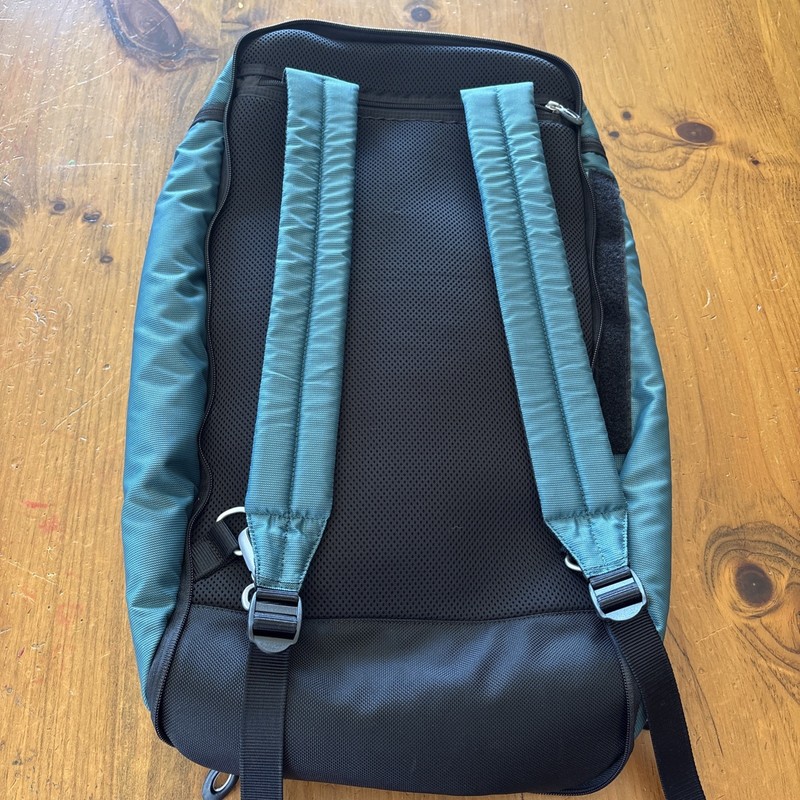TUMI Dual Backpack Duffle Excursion Carry On Travel Bag Teal gallery